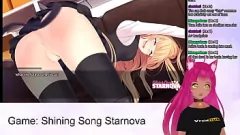 Play Watch LewdNeko's Spanking Frenzy in Shining Song Starnova Julie Route Part 3 - Hentai VTuber Action