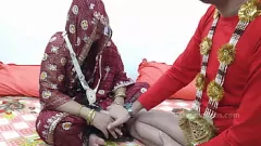 Play Husband Initiates Passionate Lovemaking With Wife's Tight Pussy in Post-Wedding Bliss
